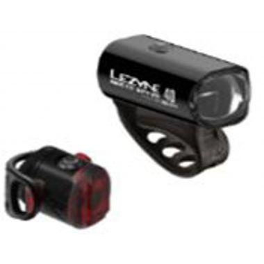 LEZYNE ZESTAW LAMPEK HECTO STVZO 40 / FEMTO USB STVZO PAIR BLACK GLOSS (1-LED-9P-STVZO-V304) Uni