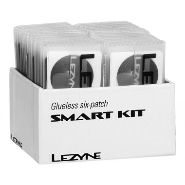 LEZYNE ZESTAW SMART PATCH KIT BOX SET CLEAR (1-PK-SMART-V1BOX) Uni