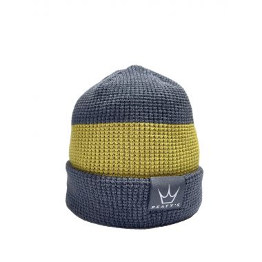 PEATY'S PUBWEAR CZAPKA MERINO BOBBLE / SOUR AND LIME (PPW-BNY-WFL-SLM) Uni