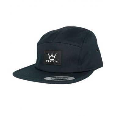 PEATY'S PUBWEAR 5PANNEL CZAPKA Z DASZKIEM BLACK (PPW-CZAPECZKA-5PL-BLK) Uni