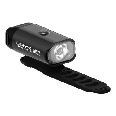 Lampka przednia LEZYNE MINI DRIVE 400 400 lumenów, usb czarna (NEW)