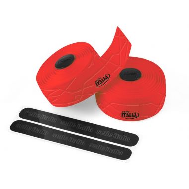 Owijka na kierownicę SELLE ITALIA SMOOTAPE Gran Fondo, 2,5mm, Pianka EVA-Żel, Czerwona (WYPRZEDAŻ -50%)