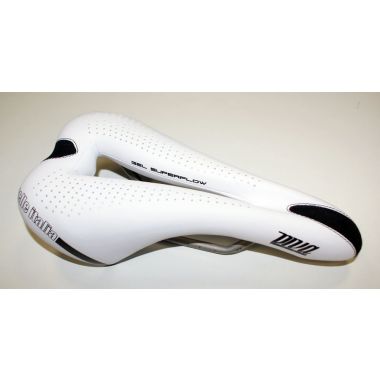 Siodło SELLE ITALIA DIVA GEL SUPERFLOW S (id match - S3) TI 316 Tube 7, fibra-tek, 275g białe (DWZ)