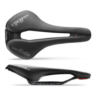 Siodło SELLE ITALIA FLITE BOOST KIT CARBONIO SUPERFLOW S (id match S3), Carbon Rail+10mm, Fibra-Tek, 157g 