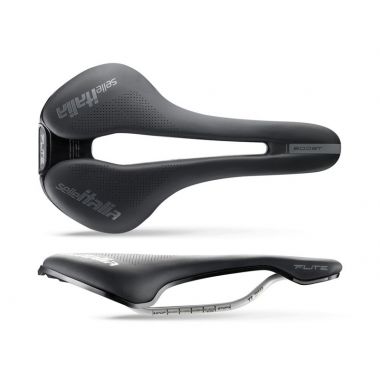 Siodło SELLE ITALIA FLITE BOOST TI316 SUPERFLOW S (id match S3), TI 316 Rail, Fibra-Tek, 194g