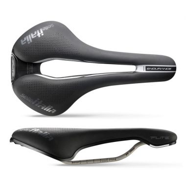 Siodło SELLE ITALIA FLITE BOOST ENDURANCE TI316 SUPERFLOW S (id match S3), TI 316 Rail, Fibra-Tek, 228g