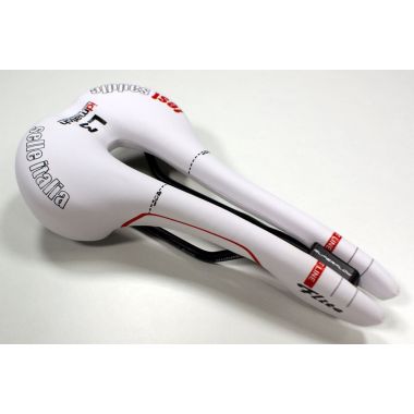 Siodło SELLE ITALIA FLITE SUPERFLOW MANGANESE (id match - L3) manganese tube 7, białe, testowe zestaw SIT-0000000000153 (DWZ)