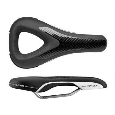 Siodło SELLE ITALIA BUTCHER L (id match - L2) Fec Alloy 7, fibra-tek, 300g czarne (DWZ)