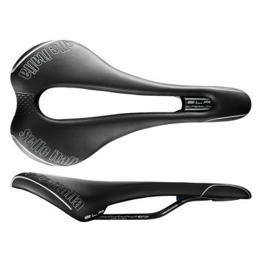 Siodło SELLE ITALIA SLR TM SUPERFLOW S (id match - S3) managanese tube 7, duro-tek, czarne (NEW)