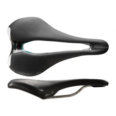 Siodło SELLE ITALIA SLR BOOST GRAVEL TI316, Superflow S (id match S3), TI 316 Rail, Fibra-Tek, Light Gel, 204g, Czarne 