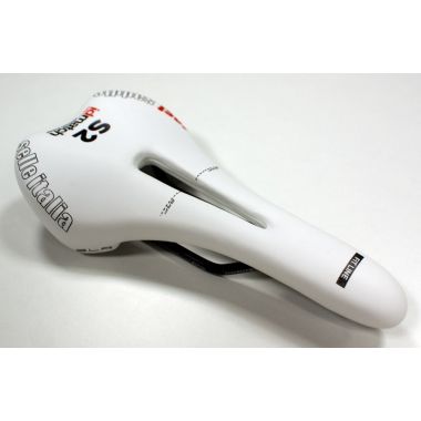 Siodło SELLE ITALIA SLR X-CROSS FLOW S (id match - S2) manganese tube 7, białe, testowe zestaw SIT-0000000000134 (DWZ)