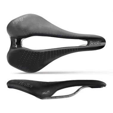 Siodło SELLE ITALIA MAX SLR BOOST TI316 GEL SUPERFLOW L (id match L3), TI 316 Rail, Fibra-Tek, Light Gel, 218g 