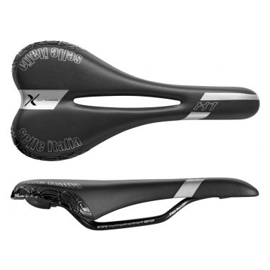 Siodło SELLE ITALIA X1 X-CROSS FLOW S (id match - S2) Fec Alloy 7, duro-tek, 320g czarne (NEW)