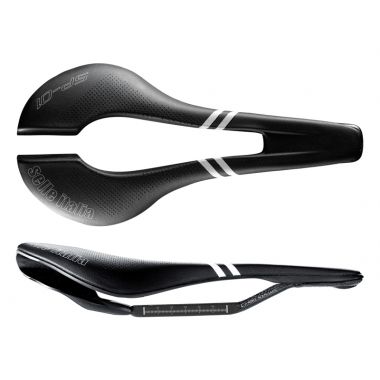 Siodło SELLE ITALIA SP-01 KIT CARBONIO SUPERFLOW S (id match - S3) carbon/keramic 7x9, fibra-tek, czarne (DWZ)