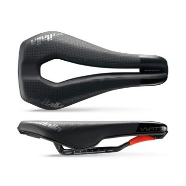 Siodło SELLE ITALIA WATT KIT CARBONIO SUPERFLOW (id match U3), Carbon Rail+10mm, Fibra-Tek, 195g 