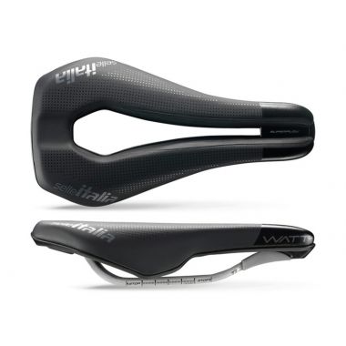 Siodło SELLE ITALIA WATT TI316 GEL SUPERFLOW (id match U3), TI 316 Rail, Duro-Tek, 235g 