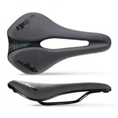 Siodło SELLE ITALIA NOVUS EVO BOOST GRAVEL TM SUPERFLOW L (id match - L3) Manganese Tube 7, soft-tek, Szare (NEW)