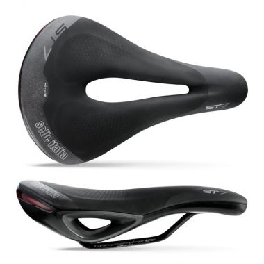 Siodło SELLE ITALIA SPORTOURING ST 7 SUPERFLOW L (id match L3), Fec Alloy Rail, Soft-Tek, Light Gel, 475g 