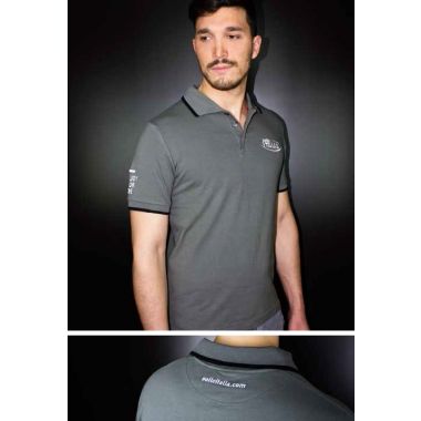 Polo T-Shirt SELLE ITALIA Antracite Grey roz. M 