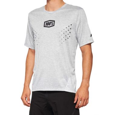 Koszulka męska 100% AIRMATIC Mesh Jersey krótki rękaw grey roz. XL (NEW 2022)