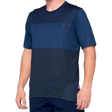 Koszulka męska 100% AIRMATIC Jersey krótki rękaw blue midnight roz. S (NEW)