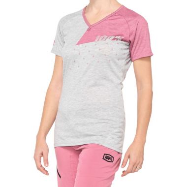 Koszulka damska 100% AIRMATIC Women's Jersey krótki rękaw grey mauve roz. M (NEW)