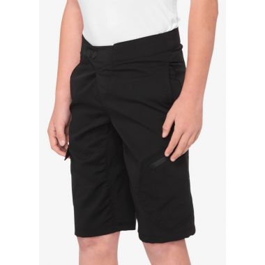 Szorty juniorskie 100% RIDECAMP Youth Shorts black roz. 22 (EUR 36) (NEW 2021)