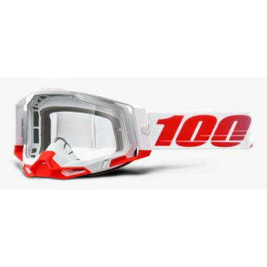 Gogle 100% RACECRAFT 2 ST-KITH (Szyba Przezroczysta Anti-Fog, LT 88%-92% + 10 Zrywek) (NEW)