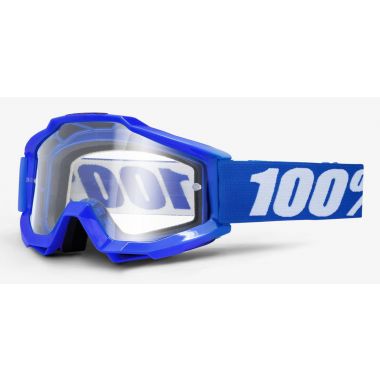 Gogle 100% ACCURI OTG REFLEX BLUE - Na okulary (Szyba Przezroczysta, LT 88%-92%) (DWZ)