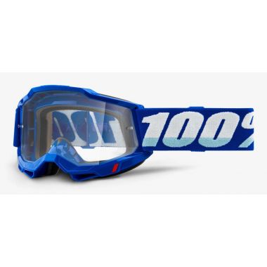 Gogle 100% ACCURI 2 OTG BLUE - Na okulary (Szyba Przezroczysta, LT 88%-92%) (NEW)