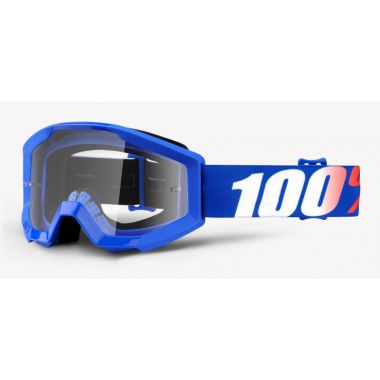 Gogle 100% STRATA JUNIOR NATION (Szyba Przezroczysta Anti-Fog, LT 88%-92%) (DWZ)