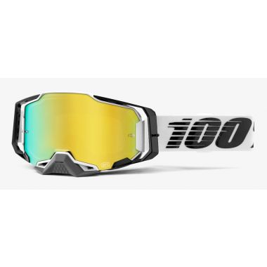 Gogle 100% ARMEGA Googgle ATMOS Gold Mirror Lens (Szyba Złota Lustrzana, LT 28%+/-5%) (NEW)