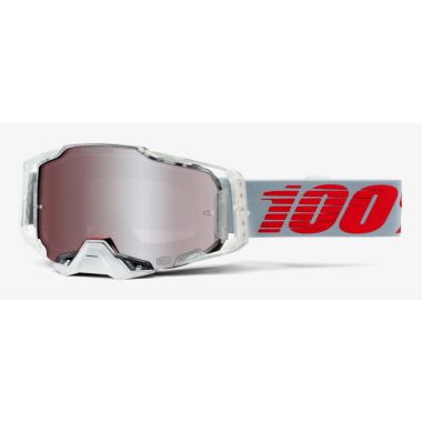 Gogle 100% ARMEGA Googgle X-RAY HiPER Silver Mirror Lens (Szyba Srebrna Lustrzana, LT 20%-30%) (NEW)