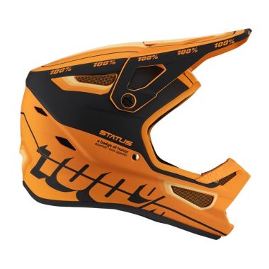 Kask full face 100% STATUS DH/BMX Helmet Topenga Orange Black roz. XS (53-54 cm) (NEW 2022)